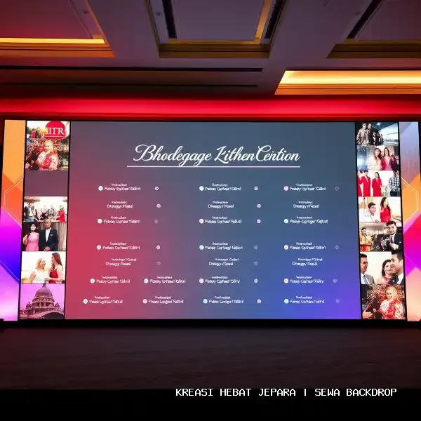 Sewa Backdrop Jepara | Solusi Visual Panggung Profesional