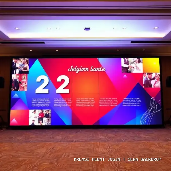 Sewa Backdrop Jogja | Estetika Panggung Profesional