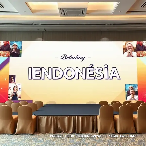Sewa Backdrop Karanganyar | Estetika Panggung Profesional