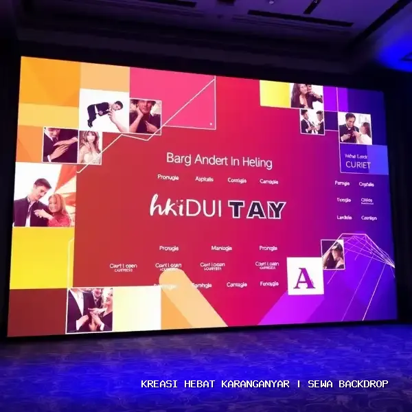 Sewa Backdrop Karanganyar | Estetika Panggung Profesional