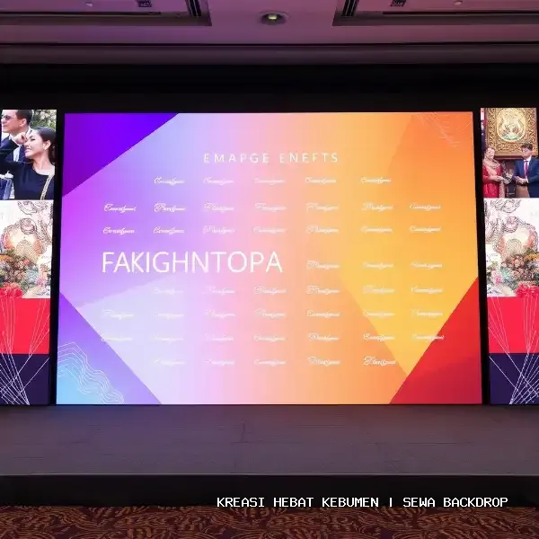 Sewa Backdrop Kebumen – Solusi Visual Panggung Profesional