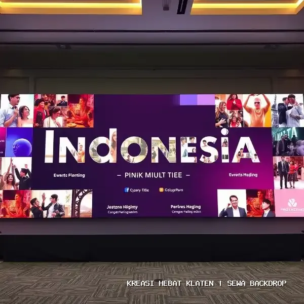 sewa backdrop Klaten