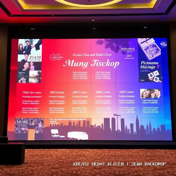 Sewa Backdrop Klaten | Estetika Panggung Profesional