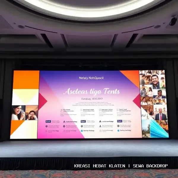 Sewa Backdrop Klaten | Estetika Panggung Profesional