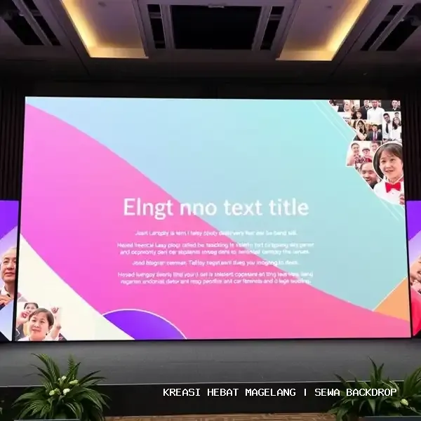 sewa backdrop Magelang