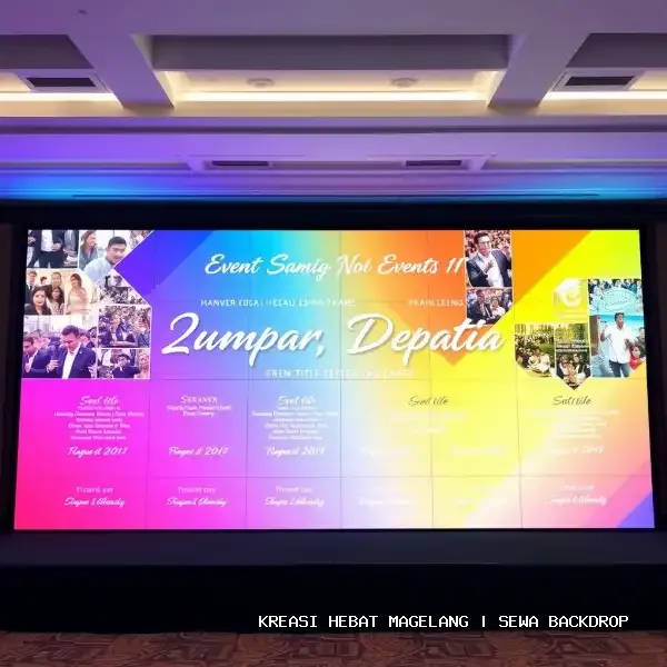 Sewa Backdrop Magelang – Solusi Dekorasi Panggung Profesional
