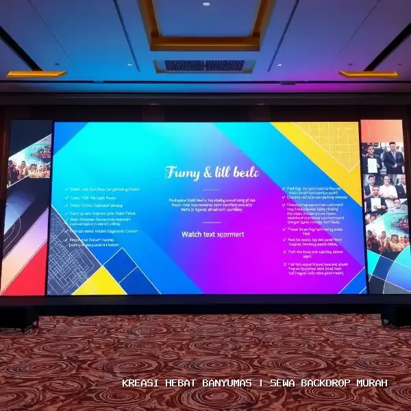 sewa backdrop murah Banyumas