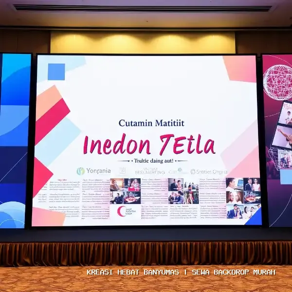 Sewa Backdrop Murah Banyumas | Kualitas Visual Terbaik
