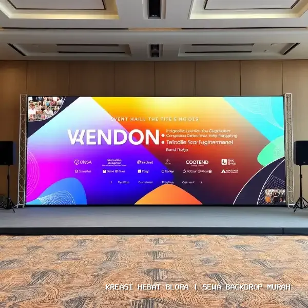 sewa backdrop murah Blora