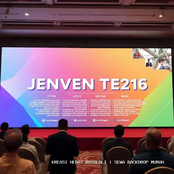 sewa backdrop murah Boyolali