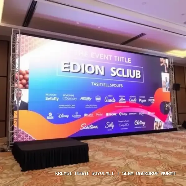 Sewa Backdrop Murah Boyolali – Solusi Dekorasi Panggung