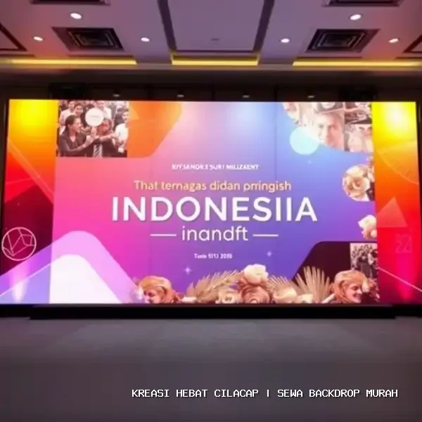 sewa backdrop murah Cilacap