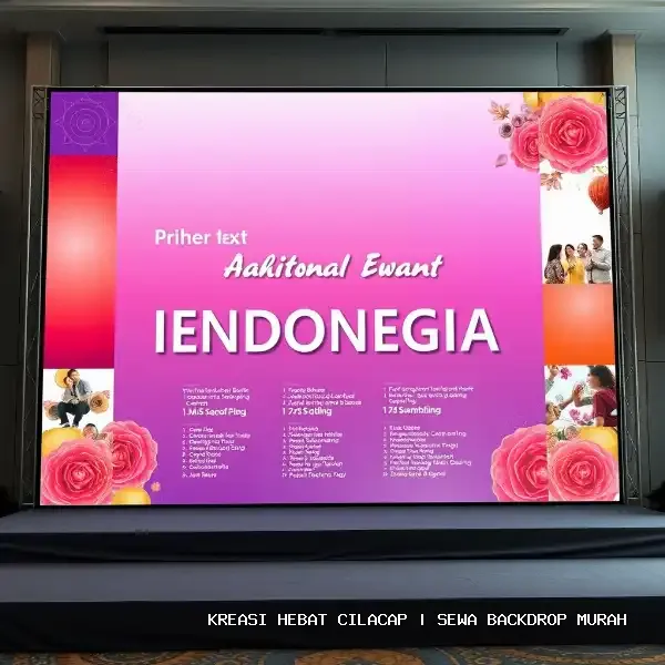 Sewa Backdrop Murah Cilacap – Kreasi Hebat