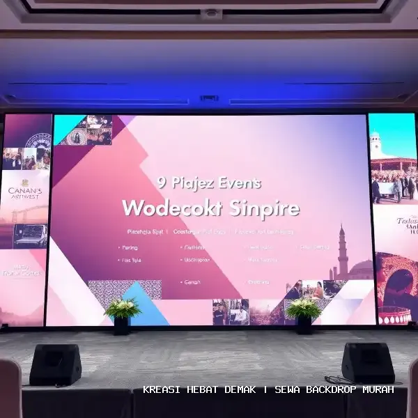 sewa backdrop murah Demak