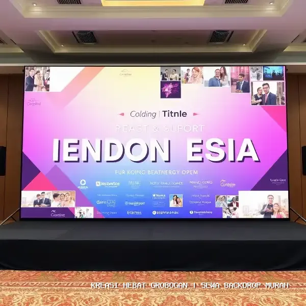 sewa backdrop murah Grobogan