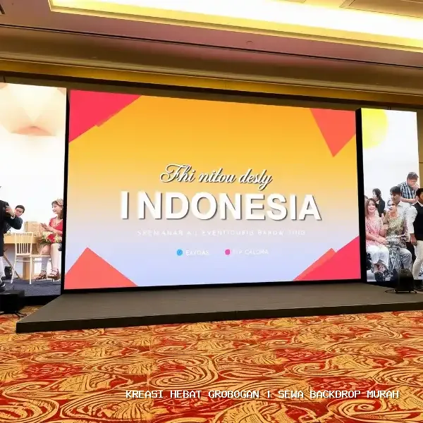 Sewa Backdrop Murah Grobogan | Solusi Visual Panggung Terbaik