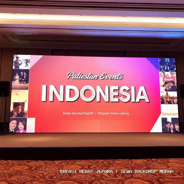 Sewa Backdrop Murah Jepara | Solusi Visual Panggung Profesional