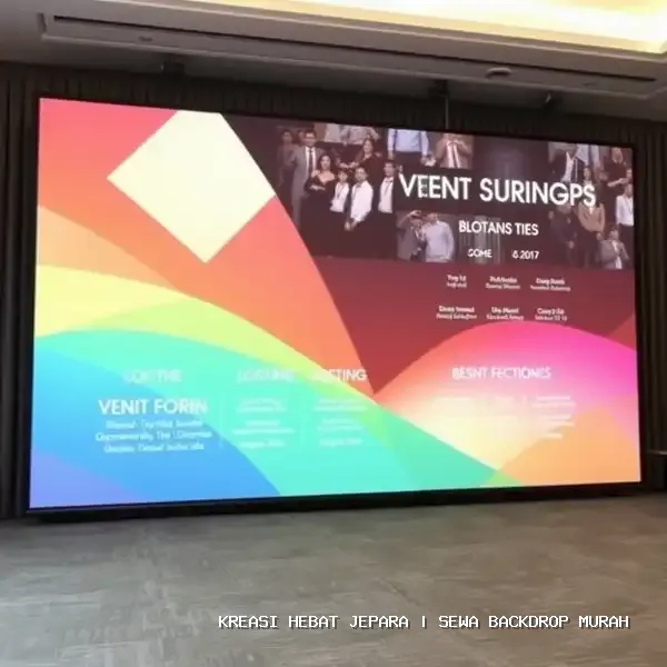 Sewa Backdrop Murah Jepara | Solusi Visual Panggung Profesional