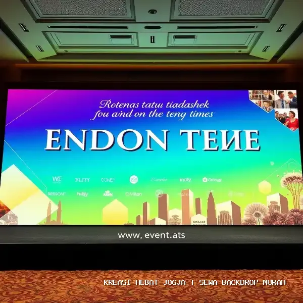 sewa backdrop murah Jogja