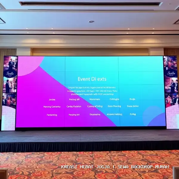 Sewa Backdrop Murah Jogja – Solusi Dekorasi Panggung