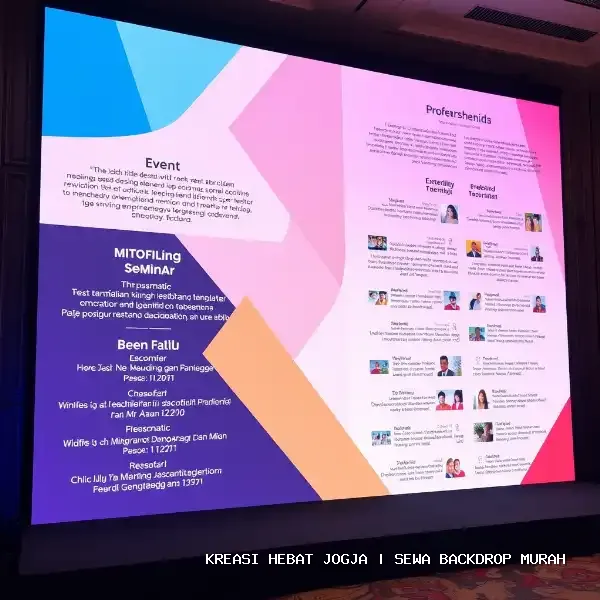 Sewa Backdrop Murah Jogja – Solusi Dekorasi Panggung