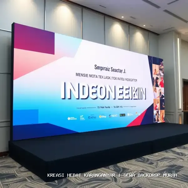 sewa backdrop murah Karanganyar
