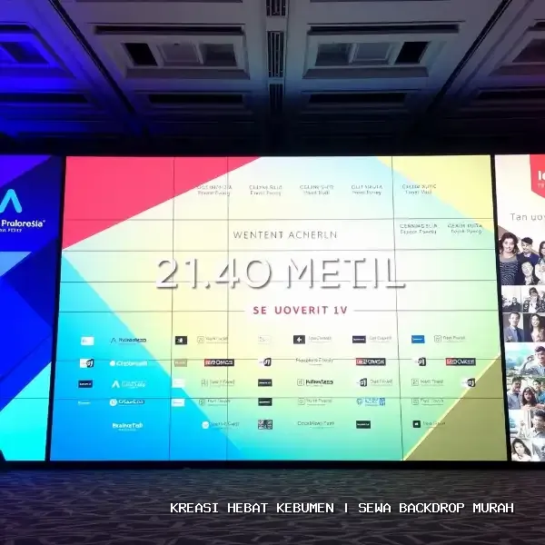 sewa backdrop murah Kebumen