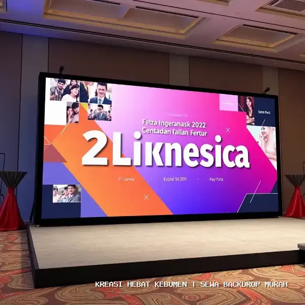 Sewa Backdrop Murah Kebumen – Solusi Visual Panggung