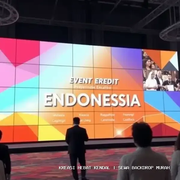 sewa backdrop murah Kendal