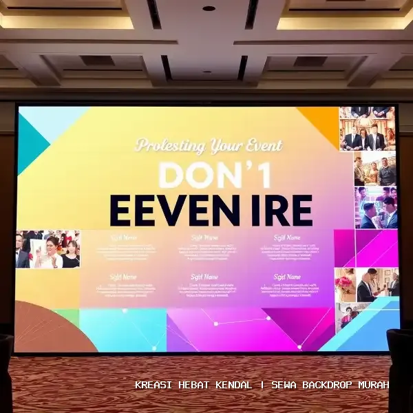 Sewa Backdrop Murah Kendal