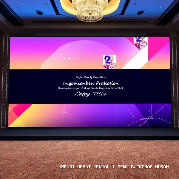 Sewa Backdrop Murah Kendal