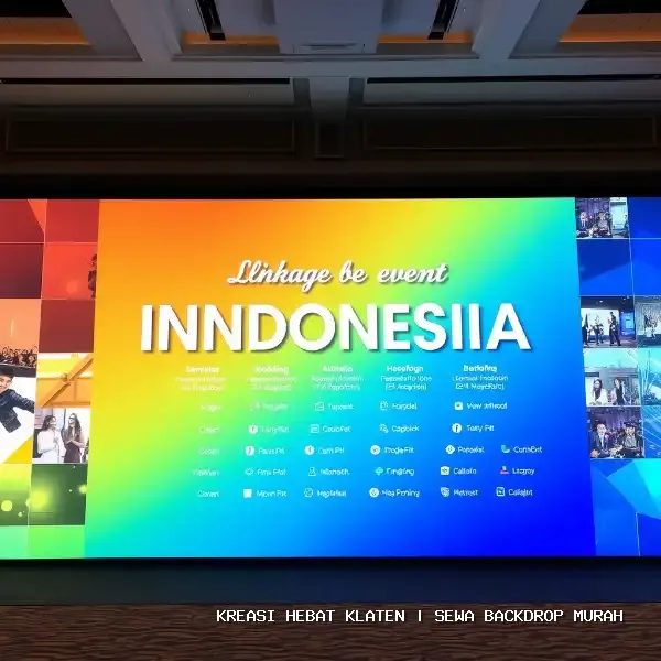 sewa backdrop murah Klaten