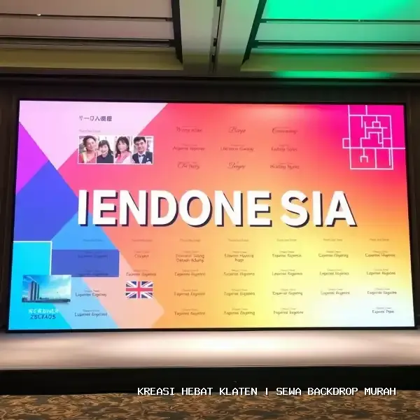 Sewa Backdrop Murah Klaten – Solusi Visual Panggung Profesional