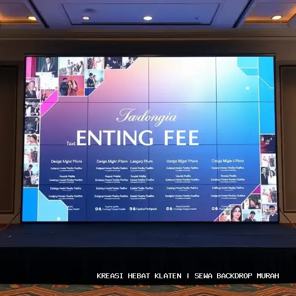 Sewa Backdrop Murah Klaten – Solusi Visual Panggung Profesional