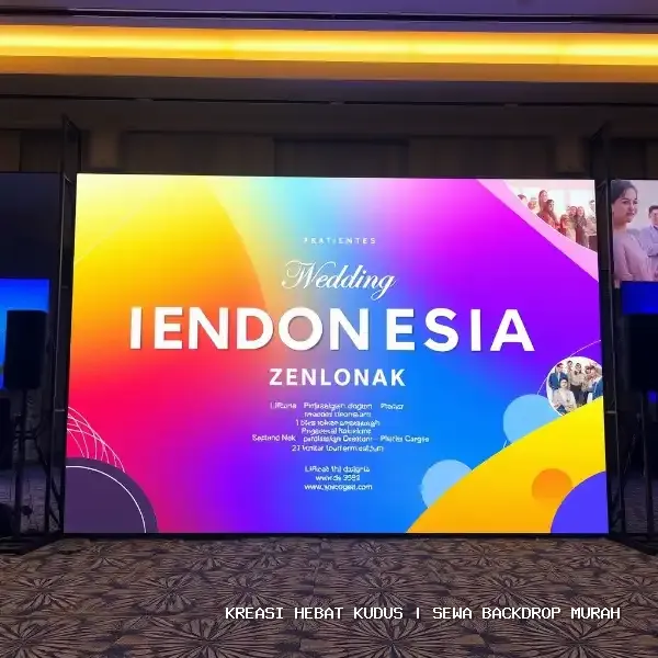 sewa backdrop murah Kudus