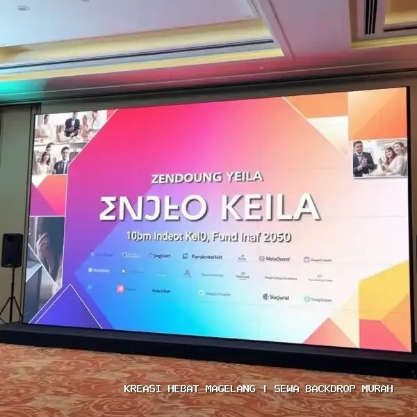 Sewa Backdrop Murah Magelang – Solusi Visual Panggung