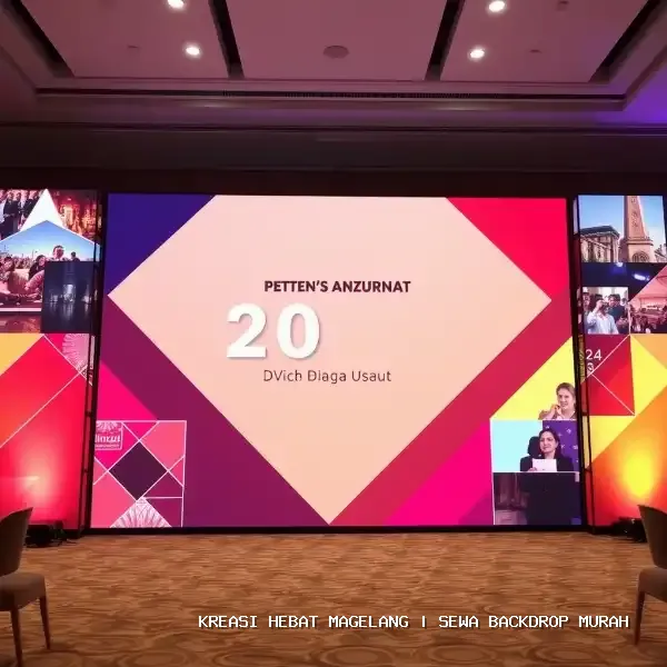 Sewa Backdrop Murah Magelang – Solusi Visual Panggung