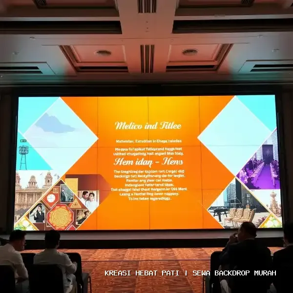 sewa backdrop murah Pati