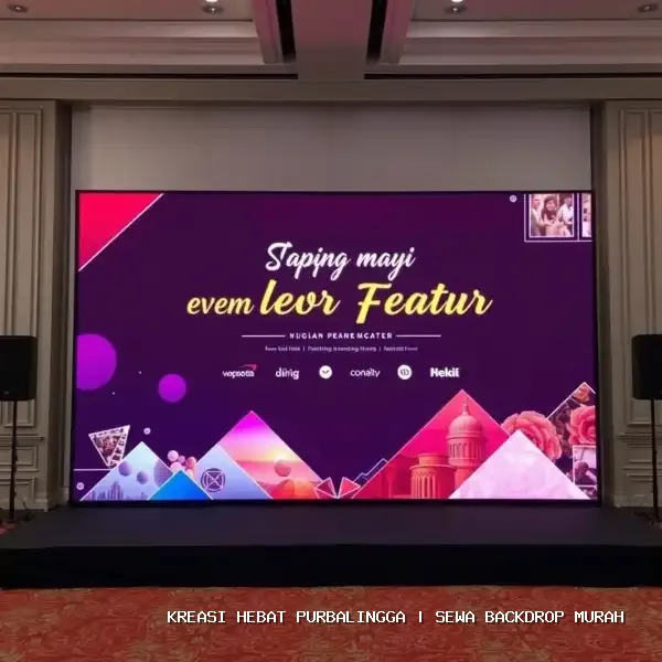 sewa backdrop murah Purbalingga
