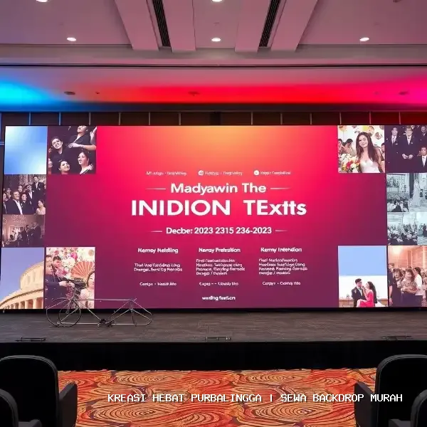 Sewa Backdrop Murah Purbalingga – Solusi Visual Acara Anda