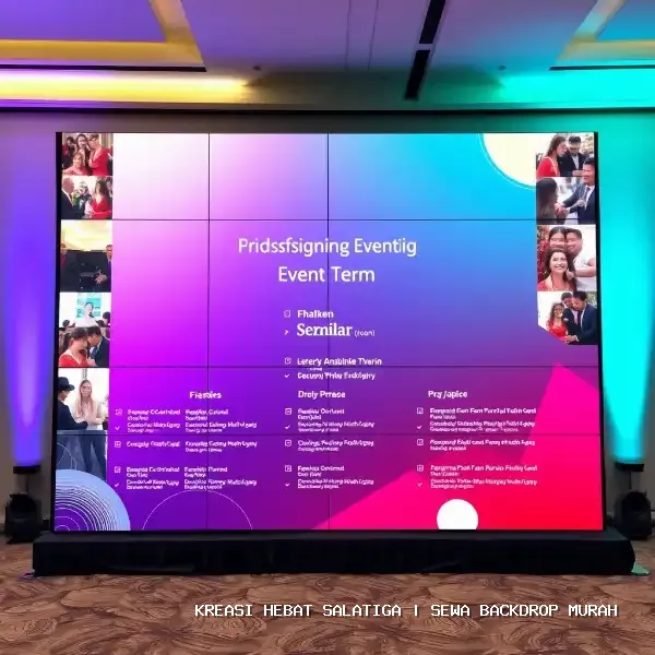 Sewa Backdrop Murah Salatiga – Solusi Visual Panggung