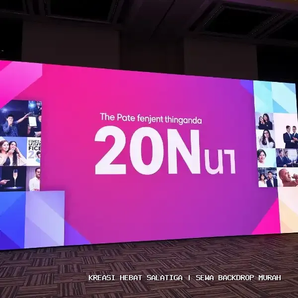 Sewa Backdrop Murah Salatiga – Solusi Visual Panggung