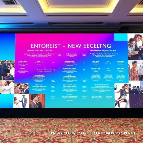 sewa backdrop murah Solo