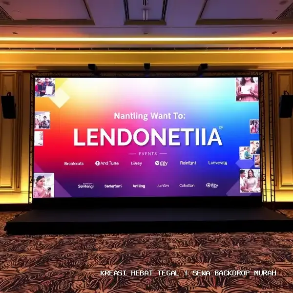 sewa backdrop murah Tegal