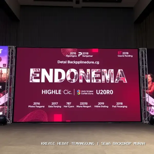 sewa backdrop murah Temanggung