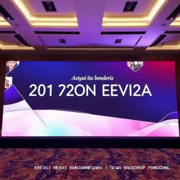 sewa backdrop panggung Banjarnegara