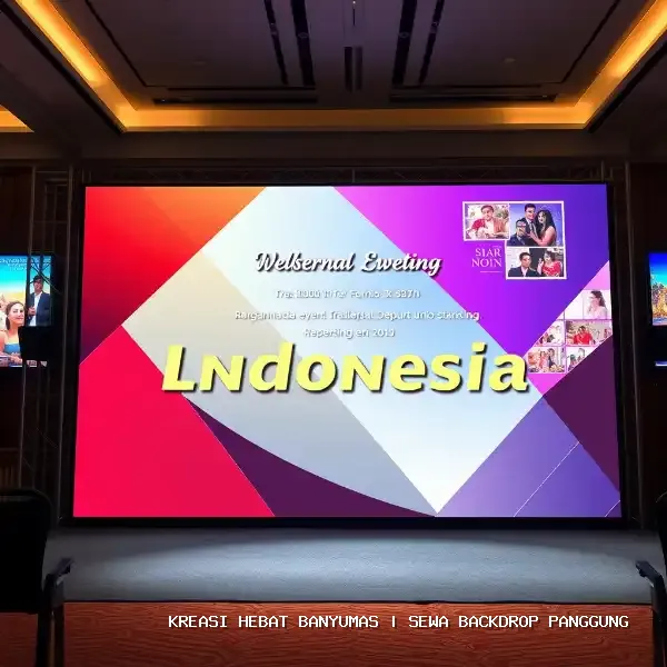 Sewa Backdrop Panggung Banyumas | Estetika Visual Acara