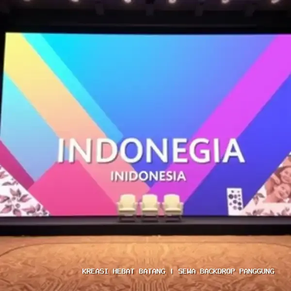 Sewa Backdrop Panggung Batang | Visual Mewah & Pemasangan Presisi