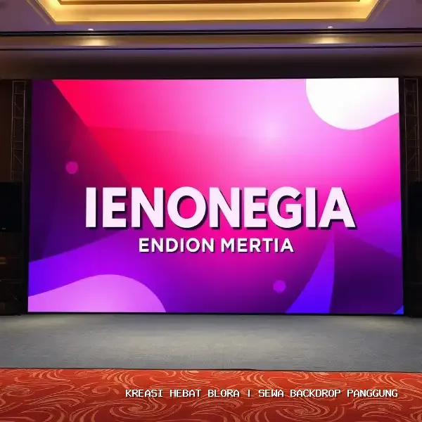 sewa backdrop panggung Blora