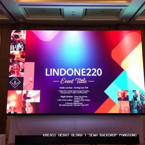 Sewa Backdrop Panggung Blora – Estetika Visual Memukau